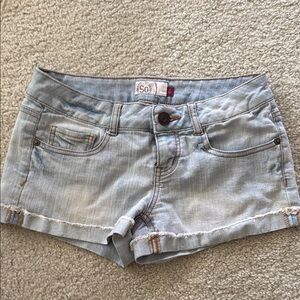 SO Blue Jean Shorts with Cuffed Hem